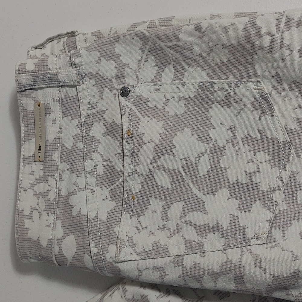 Pilcro and then Letterpress/Anthropologie Floral Stet Jeans - Picture 12 of 12